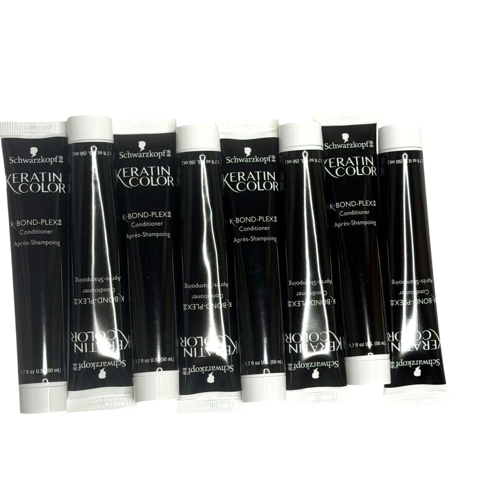 Schwarzkopf Keratin Color K Bond Plex Conditioner Bundle of 8 1.7 oz ea New